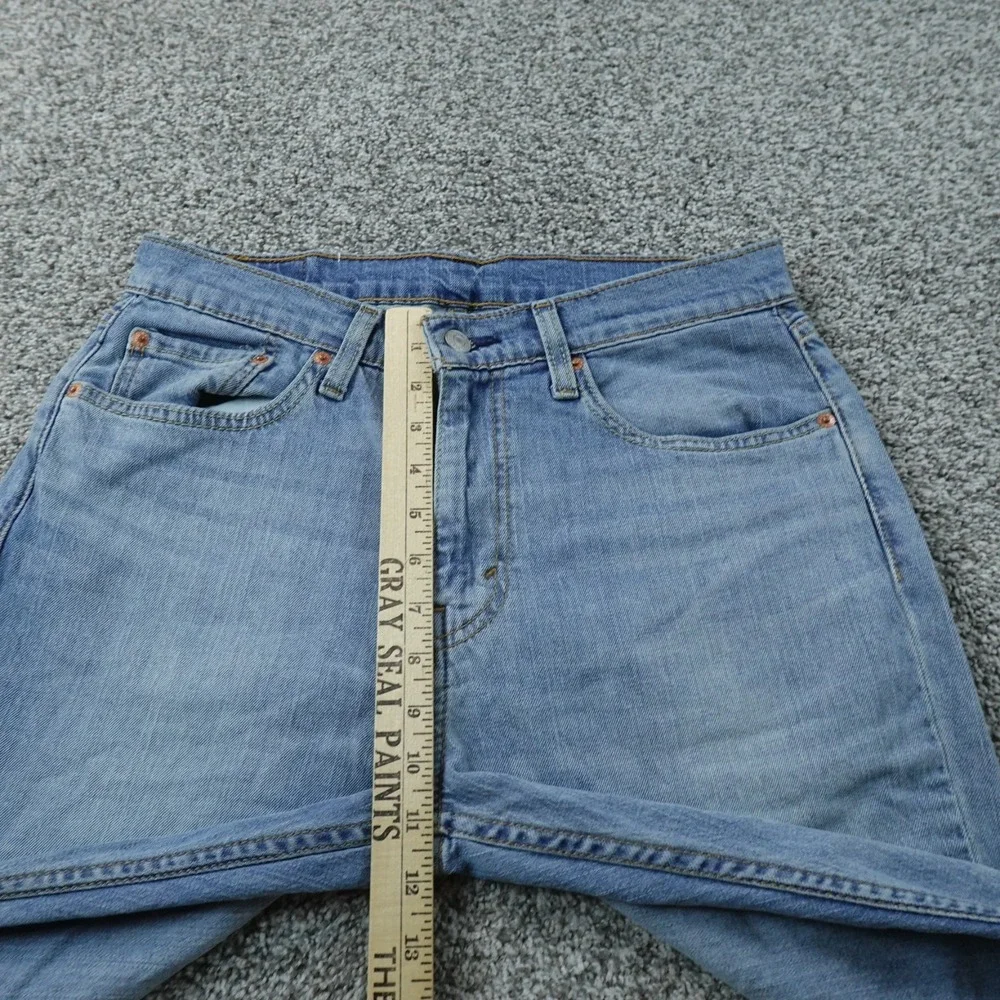 Levis Jeans Mens 32X32 Light Blue Denim Pants 527 Boot Cut Stretch Western Rodeo